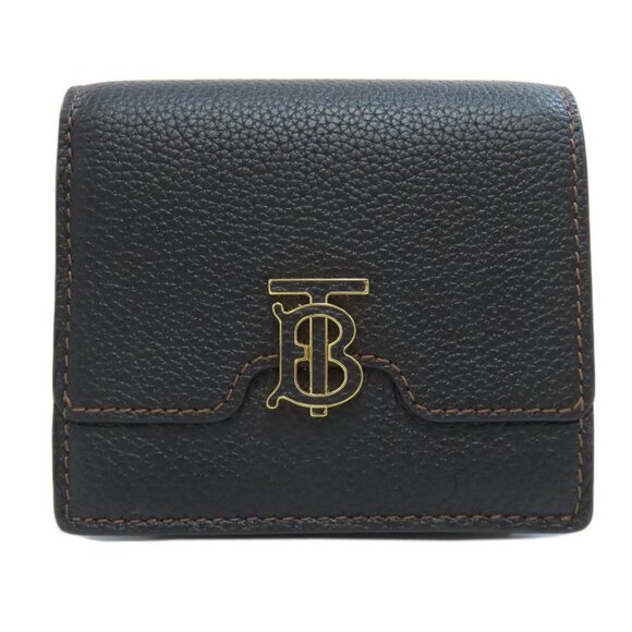 BURBERRY Black Leather Wallet - Picture 1 of 11